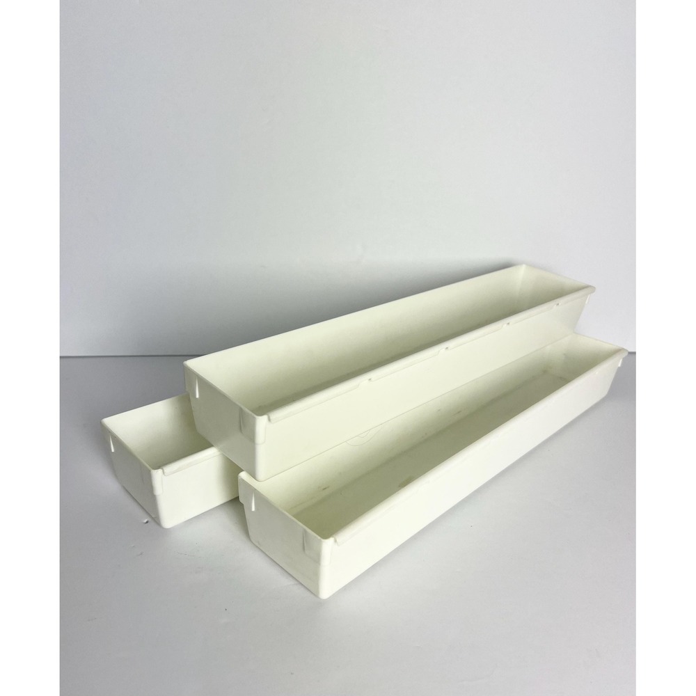 Rubbermaid Vintage Interlocking Drawer Organizers JBI-2917‎ Total 3 - 15 x 3 x 2